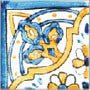 Spanish Aranjuez Hand Painted Ceramic Tile - Avente Tile