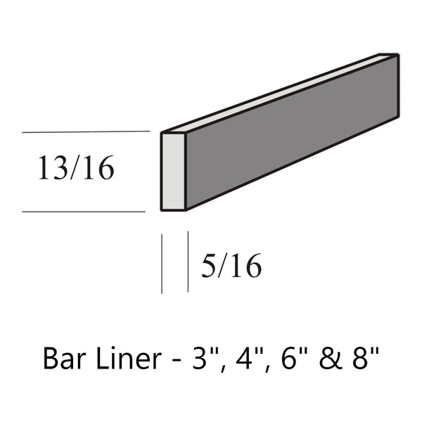 Yucatan Flat Bar Liner - Avente Tile