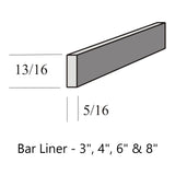 Yucatan Flat Bar Liner - Avente Tile