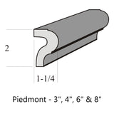 Yucatan Pool Piedmont Molding 2" x 6" - Avente Tile