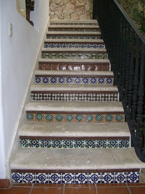 tiled staircase design