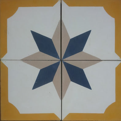 Traditional Santurce Cement Tile 8" x 8" Santurce Cement Tile