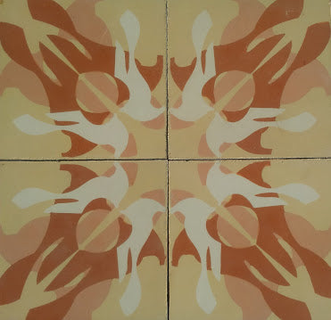 Traditional Joery Santos Cement Tile 8" x 8" Joery Santos Cement Tile