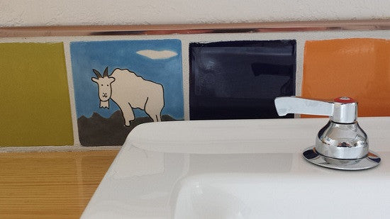 Animal Tiles Add Touch of Fun to Utility Room