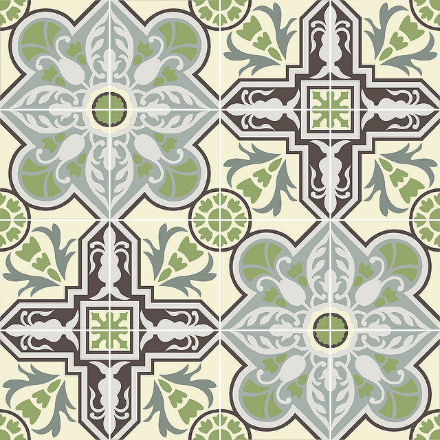 Cement Tile Patterns for Patios and Floors