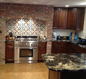 Custom Cement Tile Design Adds Personalized Touch