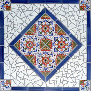 Custom Spanish Andalucia Ceramic Tile Table