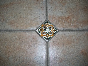 Decorative Spanish Ceramic Tile Inserts
