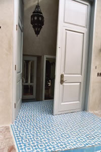 Fez Cement Tile Pattern Offers a Colorful Welcome