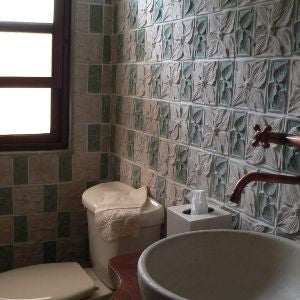 Hispaniola Cement Tile Bathroom
