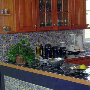 Kitchen Bar with Portuguese Tile