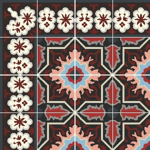 Melilla Cement Tile Rendering: An Alternate Colorway