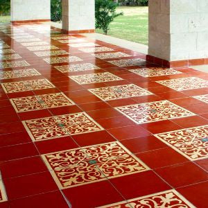 Patio Touts Old World Allure with Cement Tile
