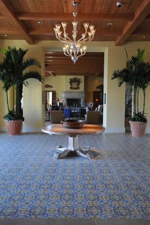 San Tropez Cement Tile Foyer