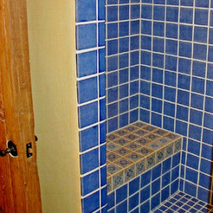 Spanish Cadiz Ceramic Tile for a Shower Bench