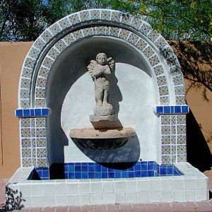 Spanish Tile Fountain