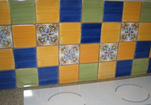 Teruel Spanish Tile Adds Bold, Bright Hues to Backsplash