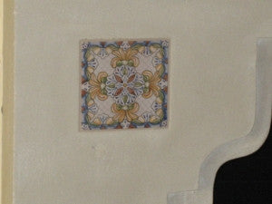 Teruel Spanish Tile for a Fireplace