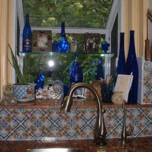 Teruel Spanish Tile for a Vibrant Kitchen Backsplash