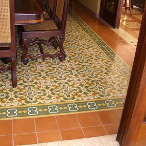 Sosua Tile Rug for Formal Dining Area