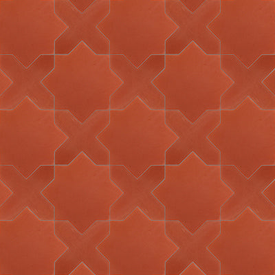 Mission Plain Arabesque Aragon Cement Tile
