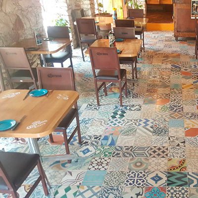 In-Stock Mission Patchwork Cement Tile