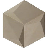 Acclivity 3D Pinwheel Sand 8" Hexagon Relief Cement Tile