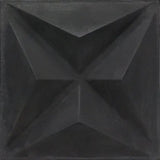 Acclivity 3D Star Black 10"x10" Relief Cement Tile
