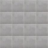 Acclivity 3D Tracks Gris 10"x10" Relief Cement Tile Detail
