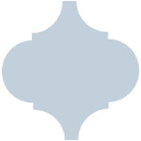 Mission Arabesque Malaga Blue Clair 8"x8" Cement Tile