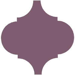 Mission Arabesque Malaga Grape 8"x8" Cement Tile