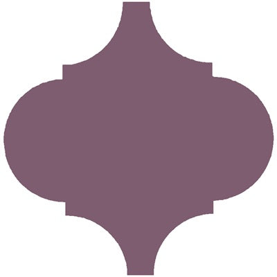 Mission Arabesque Malaga Grape 8"x8" Cement Tile