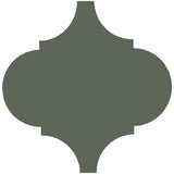 Mission Arabesque Malaga Green Asia 8"x8" Cement Tile