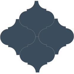 Arabesque Malaga Navy 8" Cement Tile Grouping