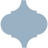 Mission Arabesque Malaga Sky Blue 8"x8" Cement Tile