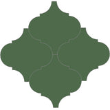 Mission Arabesque Malaga Verde Canada 8"x8" Cement Tile Grouping