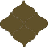 Mission Arabesque Malaga Verde Militar 8"x8" Cement Tile Grouping
