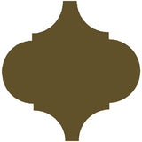 Mission Arabesque Malaga Verde Militar 8"x8" Cement Tile