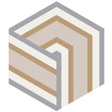 Mission Alexa 02 8" Hexagon Cement Tile