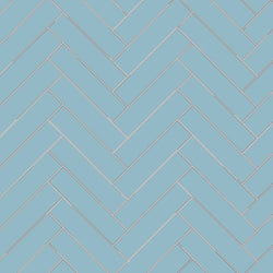 Avente Mission Azul Morocco 2"x8" Cement Tile Herringbone Rug