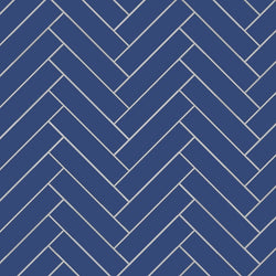 Avente Mission Azul Weatherly 2"x8" Cement Tile Herringbone Rug