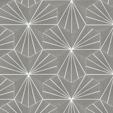 Mission Natural Gray Bakery 8" Hexagon Cement Tile Rug Detail
