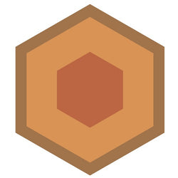 Mission Big Vibe 8" Hexagon Encaustic Cement Tile