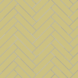 Avente Mission Brun Camois 2"x8" Cement Tile Herringbone Rug