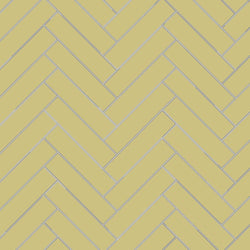 Avente Mission Brun Camois 2"x8" Cement Tile Herringbone Rug