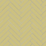 Avente Mission Brun Camois 2"x8" Cement Tile Herringbone Rug
