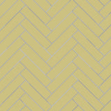 Avente Mission Brun Camois 2"x8" Cement Tile Herringbone Rug