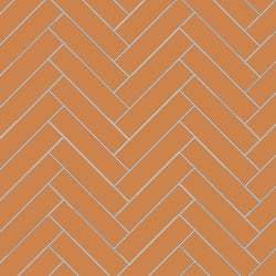 Avente Mission Caramel 2"x8" Cement Tile Brick Herringbone Rug