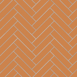 Avente Mission Caramel 2"x8" Cement Tile Brick Herringbone Rug