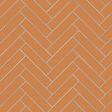 Avente Mission Caramel 2"x8" Cement Tile Brick Herringbone Rug